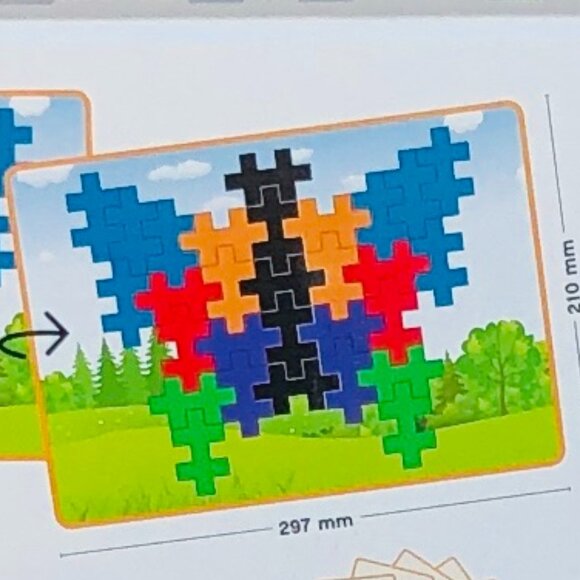 Plus Plus Big Picture Puzzles 60 Pieces Made in Denmark New Sealed - Picture 14 of 16